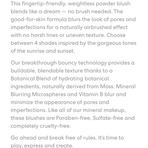 HOSTPICKx4💕Brand new bare minerals bounce and blur blush - Picture 8 of 13